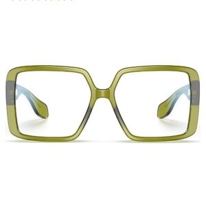 Non Prescription Blue Light Blocking Glasses Eyewear Olive Frame